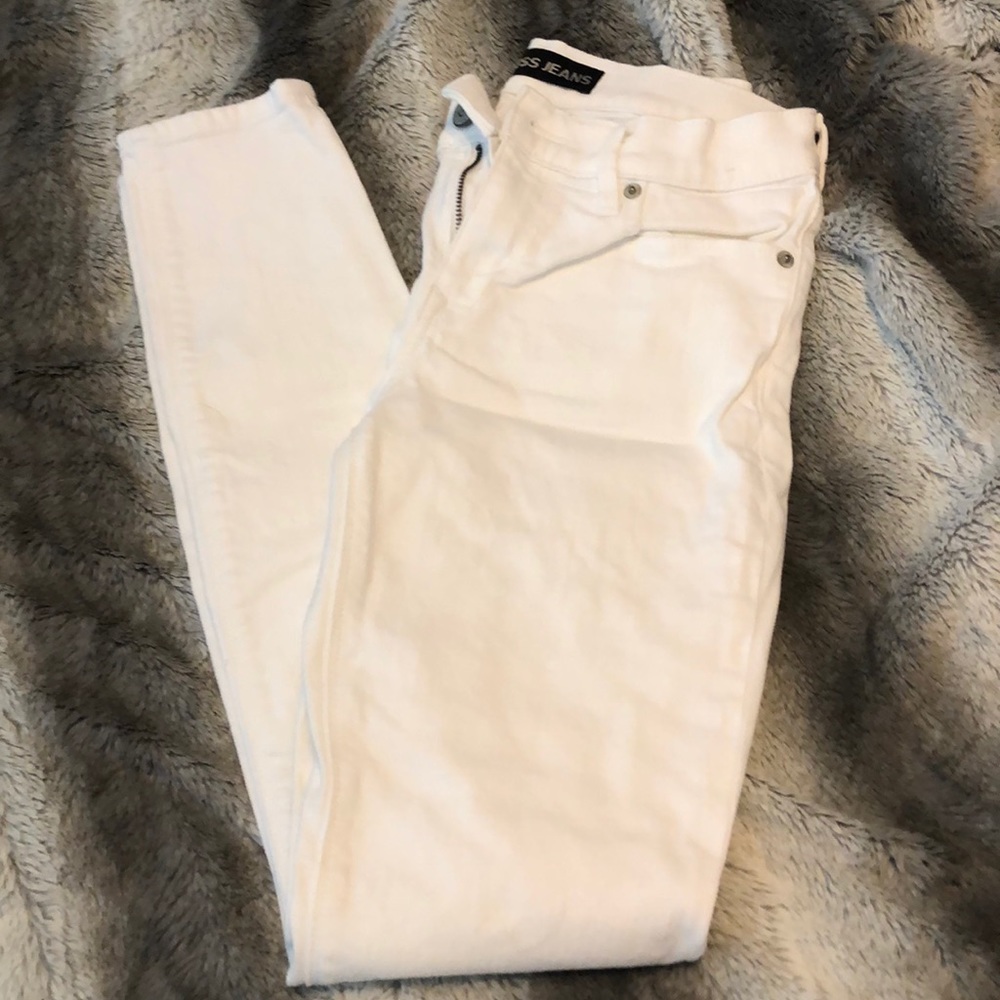 Express White Jean Leggings Midrise
